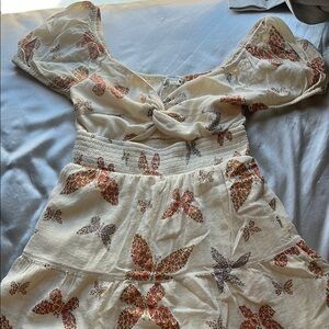 American Eagle Summer Puff Sleeve Dress